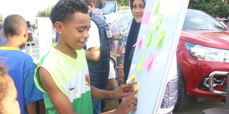 Kampanye Rise and Speak, Polda Papua Ajak Masyarakat Putus Rantai Kekerasan